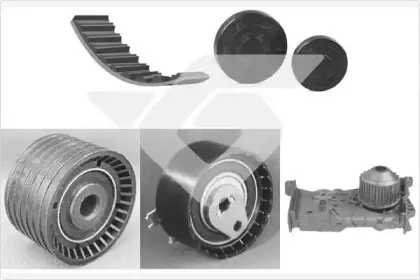 KH 132WP43 HUTCHINSON Водяной насос + комплект зубчатого ремня